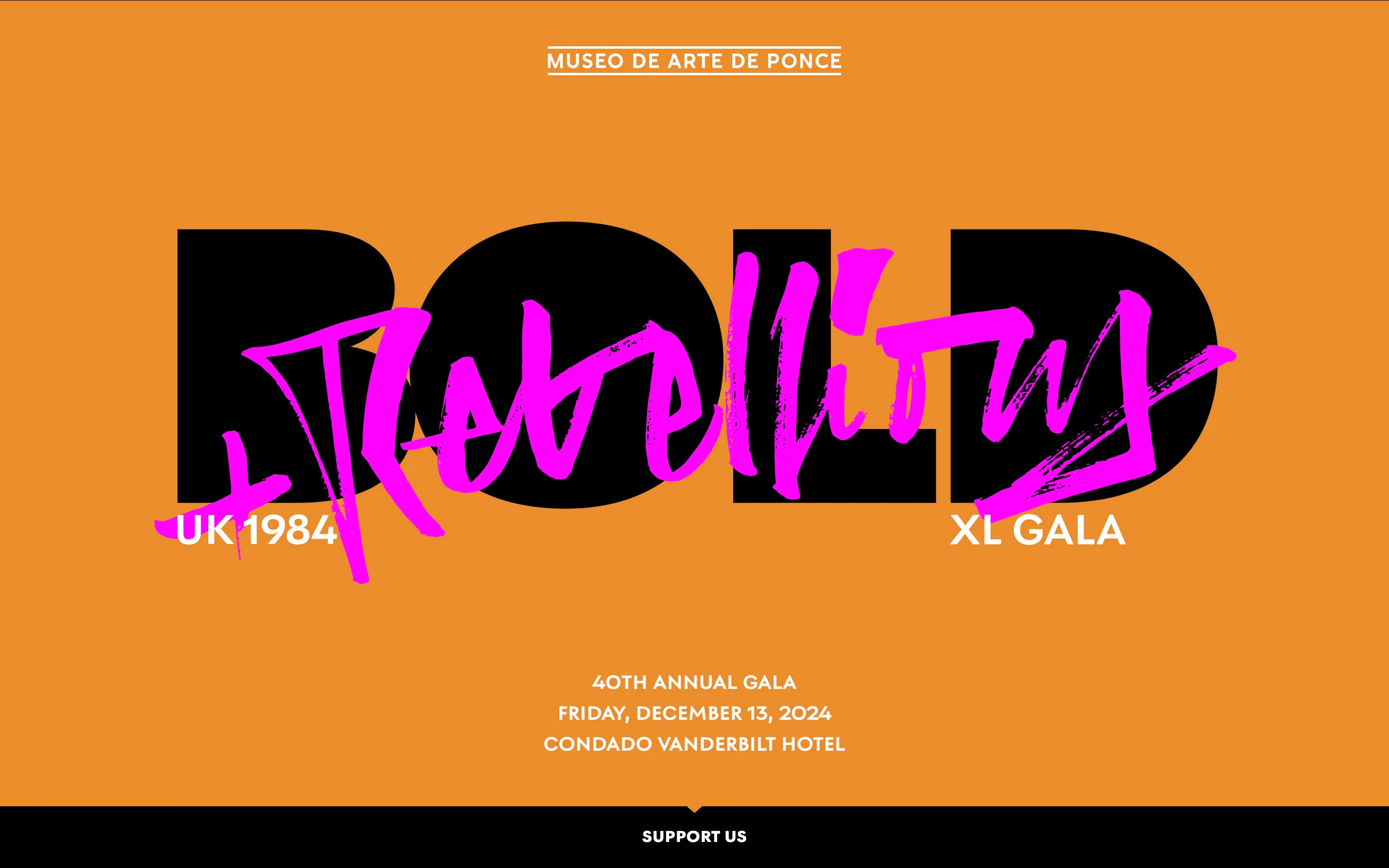 Museo de Arte de Ponce - Bold & Rebellious Gala with 80s-inspired aesthetics