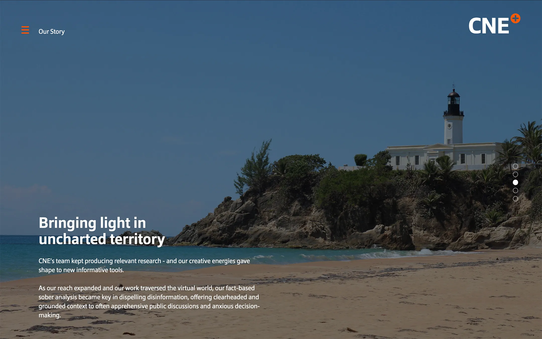 CNE Annual Report - Executive summary section with key annual achievements