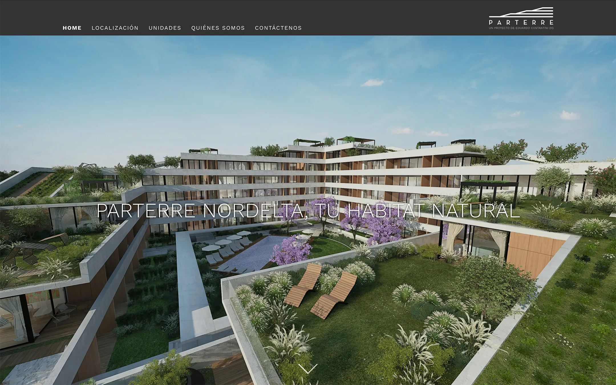Parterre Residencias - Architectural photography of the residential building